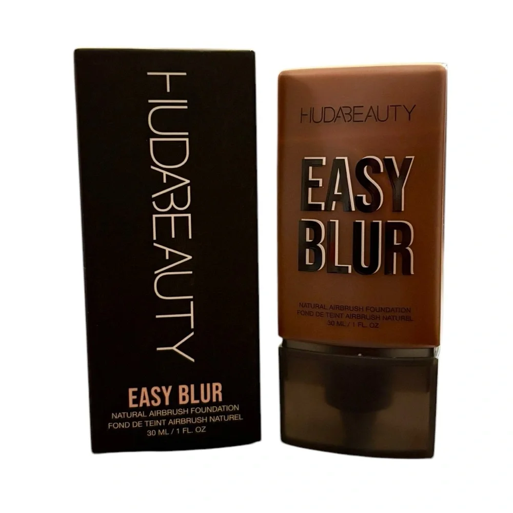 💎 HUDA BEAUTY Easy Blur Natural Airbrush Foundation with Niacinamide Lava Cake